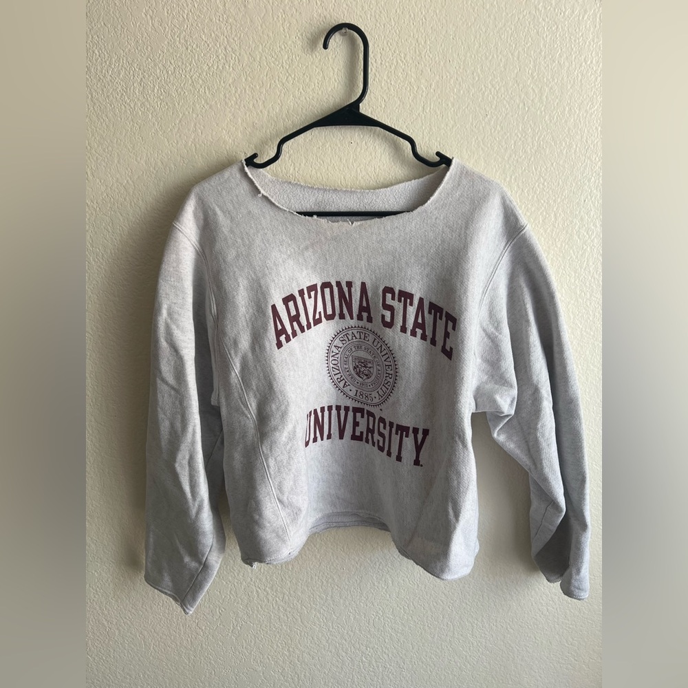 ASU Cropped Crewneck